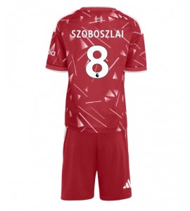 Liverpool Dominik Szoboszlai #8 Jalkapallovaatteet Lasten Kotipeliasu 2026-27 Lyhythihainen (+ Lyhyet housut)